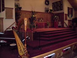 First Christian Reformed Church, Demotte, Indiana, Wedding and Harp Music