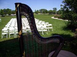 Beutter Park, Mishawaka, Indiana, Wedding and Harp Music