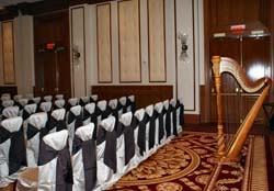Conrad Hotel Ballroom, Indianapolis, Indiana, Wedding and Harp Music