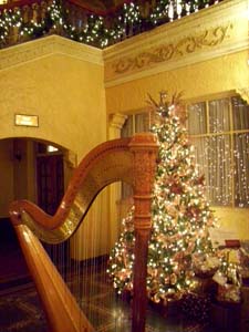 embassy theatre, fort wayne, indiana, wedding and harp music