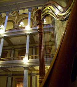 Indiana Statehouse, Indianapolis, Indiana, Wedding and Harp Music