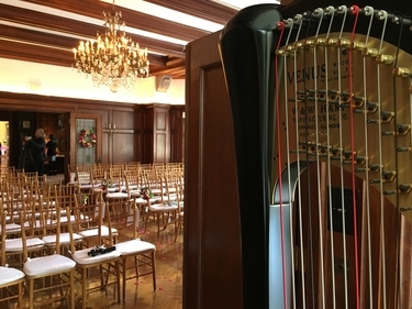 Indy Wedding Harpist - Laurel Hall Wedding