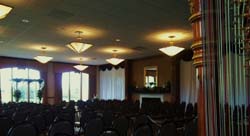 itasca country club, itasca, illinois, wedding and harp music