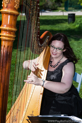 Mackinac Island Wedding Ceremony Harpist
