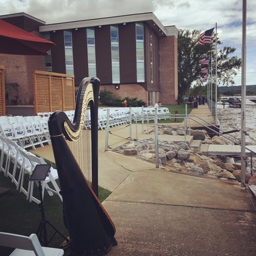 Harp Music for a Traverse City Wedding on the Beach