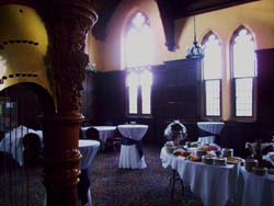 notre dame south dining hall, notre dame, indiana, wedding and harp music