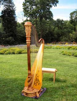 Pilcher Park, Joliet, Illinois, Wedding and Harp Music
