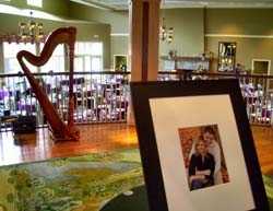 South Bend Country Club, South Bend, Indiana, Wedding and Harp Music