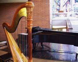 Chapel of the Resurrection, Valparaiso, Indiana, Wedding and Harp Music