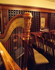 Villa Macri Wine Cellar, Granger, Indiana, Wedding and Harp Music