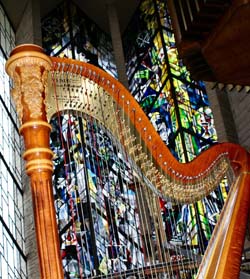 Chapel of the Resurrection, Valparaiso, Indiana, Wedding and Harp Music