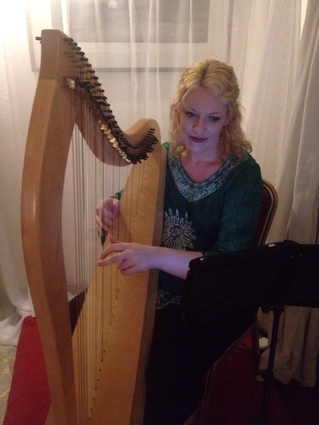 West Africa Musician for Weddings - Irish Harp Player