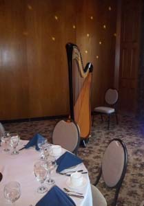 Wicker Park Social Center, Highland, Indiana, Wedding and Harp Music