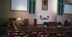 Zion Lutheran Church, Bristol, Indiana, Wedding and Harp Music