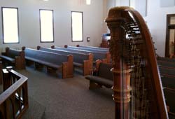 Zion Lutheran Church, Bristol, Indiana, Wedding and Harp Music