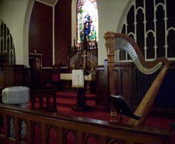 Zion United Church of Christ, South Bend, Indiana, Wedding and Harp Music
